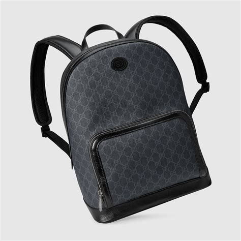 zaino floreale gucci uomo nero|Zaino con Incrocio GG in Supreme nero .